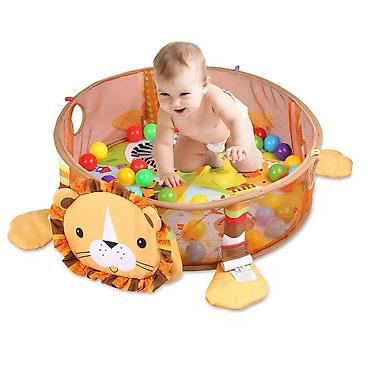 Uşaq dünyası: 👶 **Körpələr üçün Multifunksional Oyun Xalçası** 💛 ✨ Balacanızın ilk — 4