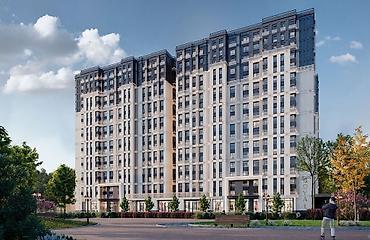 Продажа квартир: 1 комната, 46 м², АЮ Гранд Элитка, 15 этаж, ПСО (под самоотделку) — 2