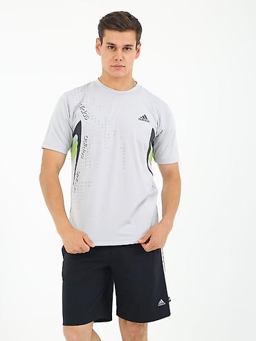 climacool: Мужская футболка, Все размеры, Adidas, Новый, цвет - Серый, Платная доставка — 7