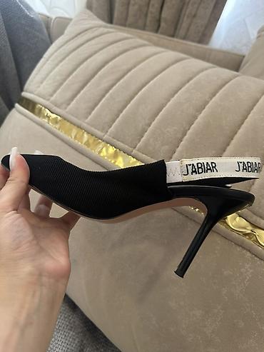 Tuflilər: Qadın şıq ayaqqabısı – slingback model - Rəng: qara - Üst hissə — 2