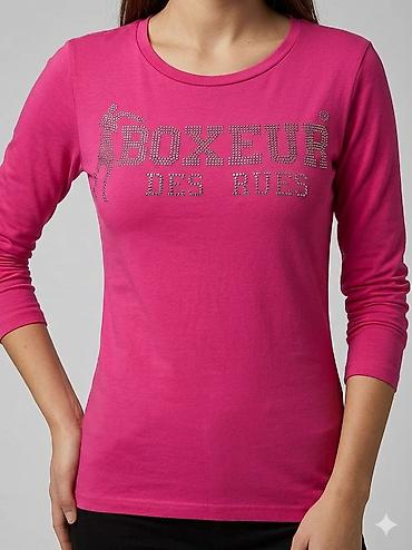 roze stvari: Ženska majica dugih rukava – Boxeur Des Rues - Boja: intenzivno pink — 1