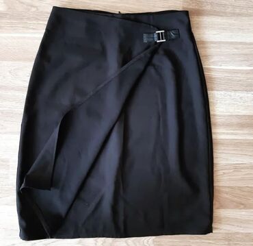 женские юбки с запахом: M (EU 38), цвет - Черный