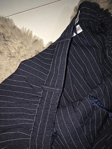 man: Pantalone CHARMANT – teget sa sitnim belim prugama,cigaret. - Kroj — 2