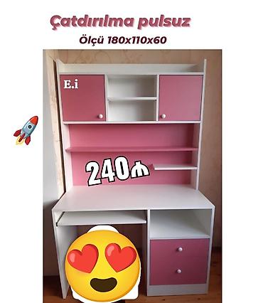 qiz şekileri: Oğlan və qız üçün, Yeni, Siyirməli, Yazı masası, Stulsuz — 1