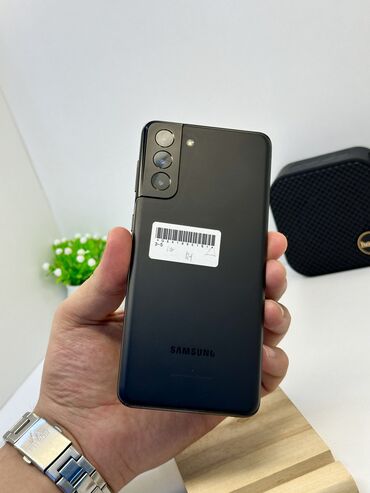 Наручные часы: Samsung Galaxy S21 Plus, Б/у, 256 ГБ, цвет - Черный, 1 SIM