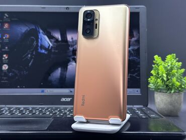 redmi 8а: Redmi, Redmi Note 10 Pro, Колдонулган, 128 ГБ, түсү - Алтын, 2 SIM