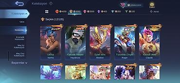 kreditle saat: Mobile Legends: Bang Bang hesabı – geniş nadir kostum və yüksək güc — 6