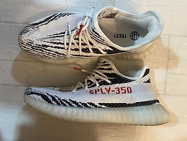 ccc obuca: Patike Yeezy Boost 350 V2 “Zebra” – crno‑bele pruge sa crvenim — 3