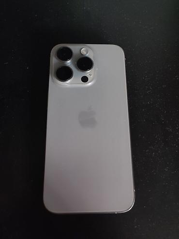 Apple iPhone: IPhone 15 Pro, Новый, 256 ГБ, Natural Titanium, 91 % — 1