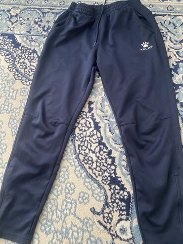 джинсы брюки женские: Спортивные брюки KELME - Цвет: темно-синий (navy) - Брендовый логотип