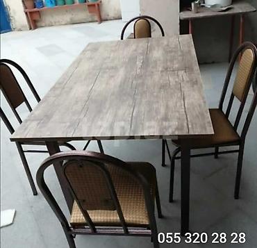 kicik masa kafe: Kafe və restoranlar üçün 4 nəfərlik 6 nəfərlik 8 nəfərlik stul və — 3