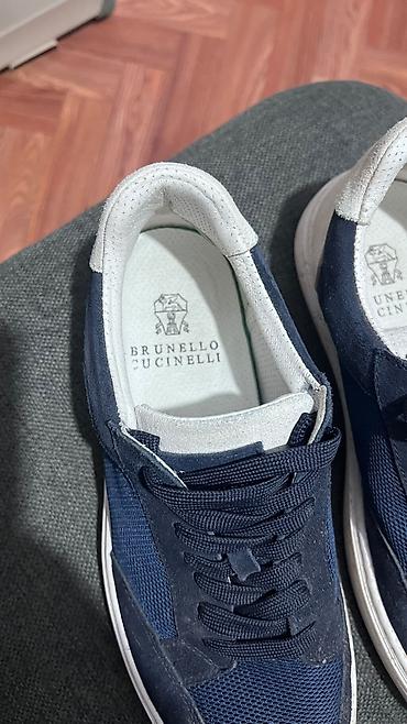 brunello cucinelli обувь: Мужские кроссовки, 42, Brunello Cucinelli, Б/у, цвет - Синий — 2