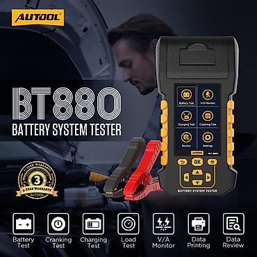 🔥 AUTOOL BT880 профессиональный тестер аккумуляторных батарей В