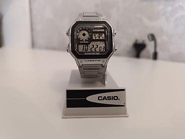 Aksesuarlar: Casio World Time – rəqəmsal qol saatı (A E-1200 seriyası üslubunda) - — 2