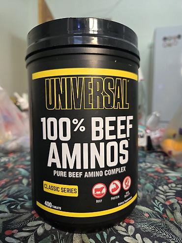 раца: UNIVERSAL 100% Beef Aminos — комплекс аминокислот из чистого говяжьего — 1