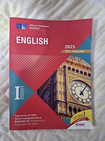 Testlər: DİM 2025 Test Topluları – I hissə Satılır: Dövlət İmtahan Mərkəzinin — 3