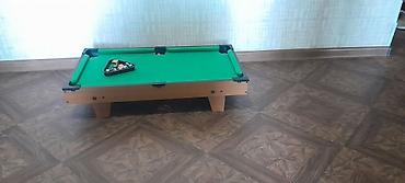 snooker table: Настольный мини-бильярд (пул). - Компактный бильярдный стол с зелёным — 2