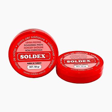 Soldex Lehim Pastası – 50 qram Yüksək aktivlikli, korroziyaya səbəb