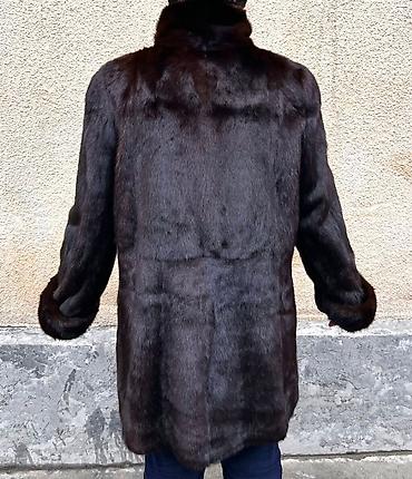 7 1: Шуба, Норка, Длинная модель, Китай, 5XL — 3