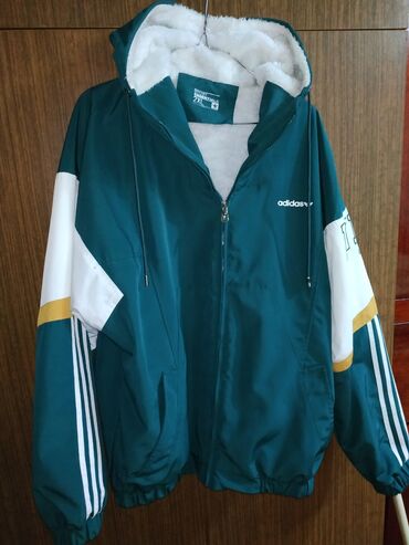 куртка adidas: Куртка 2XL (EU 44), цвет - Зеленый