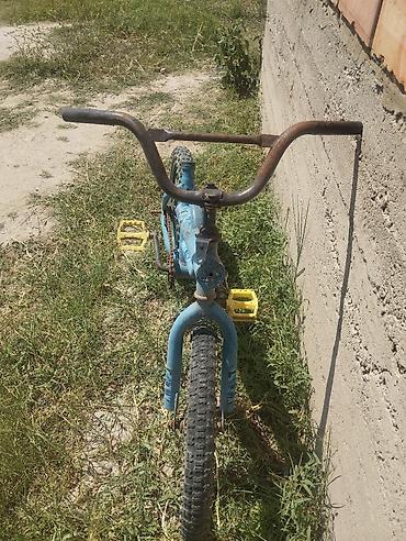 Детский мир: Детский велосипед BMX-стиля (примерно 12" колеса) - Цвет: синий, рама — 1