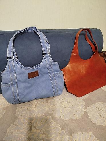Классические сумки: Джинсовая сумка Fashion Denim Bag в светло-голубом цвете — 8