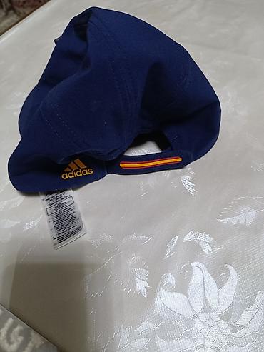 Баш кийимдер: Эркектердин баш кийими, Adidas, Колдонулган, түсү - Көк — 2