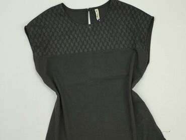 czarne bluzki krótki rekaw: Блуза жіноча, S, стан - Хороший