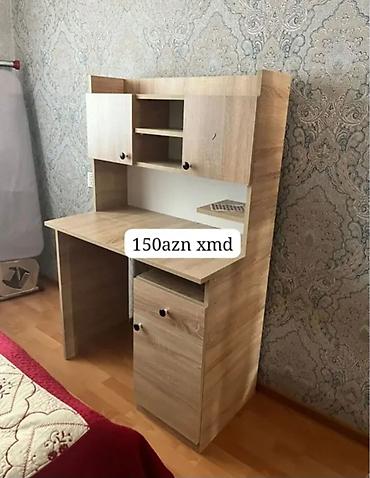 tebii guller: Düz masa, Polkalı, Siyirməli, Teksturalı laminat, Zəmanətsiz, Kredit yoxdur — 1