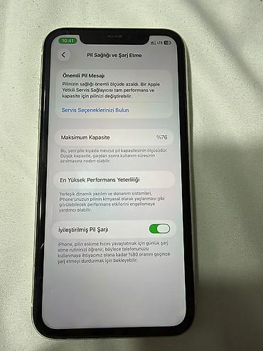 iphone xd: IPhone 11, 128 GB, Ağ, Face ID — 4