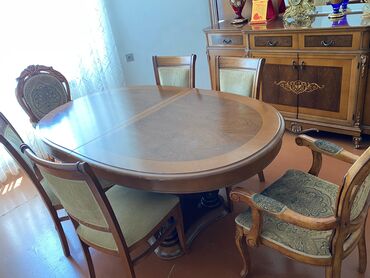 раскладные стулья: Masa dəsti satılır 180₼. Yaxşı vəziyyətdədir. 6 oturcağı var.Ünvan