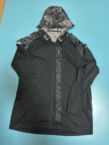 сколько стоит зип худи: Эркектердин толстовкасы, 2XL (EU 44), Under Armour, Колдонулган, түсү - Кара