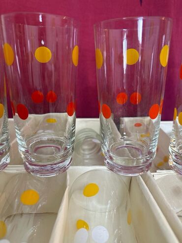 Другая посуда: Красивые стаканы в горошек в родных коробках. Новые! Качество СССР!
