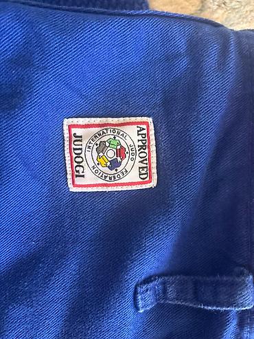 champ: Кимоно для дзюдо adidas Champion II, синее идеальное состояние — 6