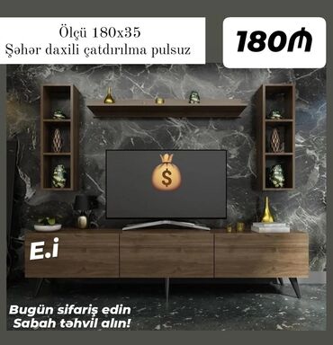 TV altlığı: TV stend rəng seçimi var