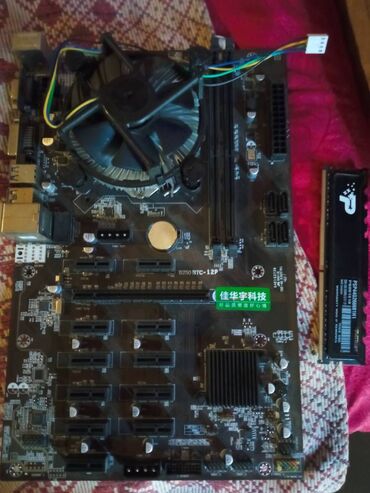 rx 7800 xt qiymeti: Материнская плата B250 BTC-12P, Новый