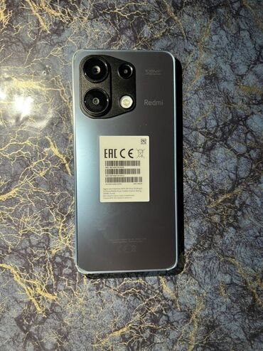 Redmi Note 13, 256 ГБ, цвет - Голубой, Сенсорный, Отпечаток пальца, Две SIM карты