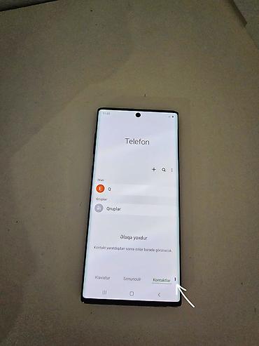 qapaqlı telefonlar: Samsung Note 10, rəng - Qırmızı, Barmaq izi — 2