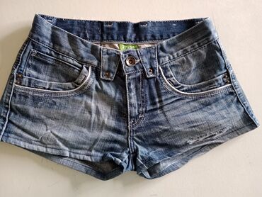 džeparke pantalone: S (EU 36), Jeans, color - Light blue, Single-colored