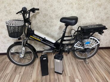 Велосипеды: Продам электровелосипед Yanlin. 2 аккумулятора, минимум на 70 км