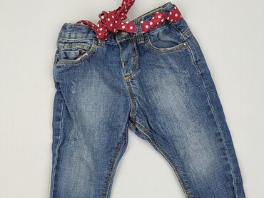 zara 6147 jeans: Spodnie jeansowe, Zara Kids, 6-9 m, stan - Dobry