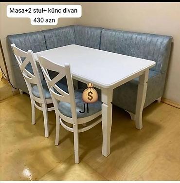 biliard masa: Mətbəx üçün, Yeni, Açılmayan, Dördbucaq masa, 2 stul — 1