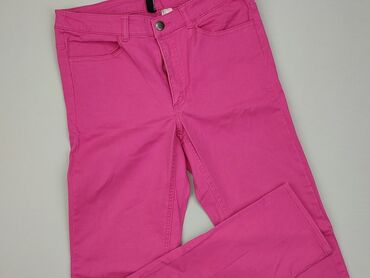 różowe t shirty: Jeansy, H&M, M, stan - Dobry
