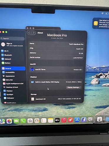 Ноутбуки Apple (MacBook): MacBook Pro 14” M4 16/512 Space Black — практически новый! 🔥 💻 Apple — 14