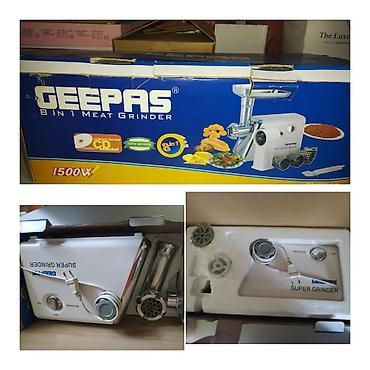 ət cəkən masin: Ət çəkən maşın Geepas, 1500 Vt, İşlənmiş — 1