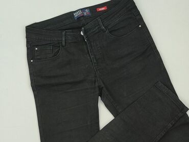 legginsy woskowane z wysokim stanem: Jeans for women, size M