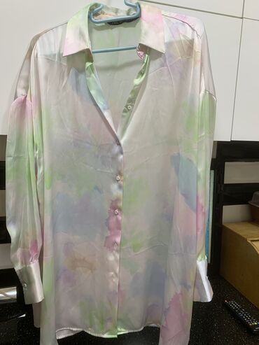 Рубашки и блузы: Zara, 3XL (EU 46), цвет - Белый