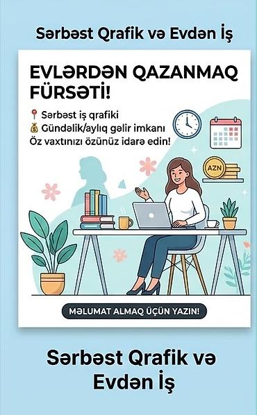 buklet paylama isi: Sərbəst qrafikli evdən iş imkanı - Evdən qazanmaq fürsəti - Sərbəst — 1