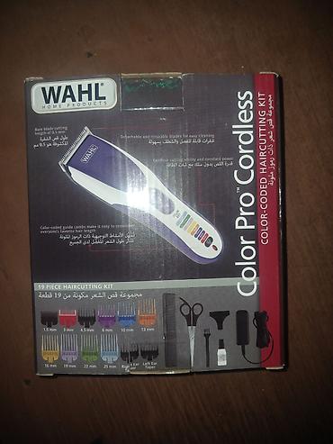 daraq: WAHL color procordless saç kesen masin. 19 hisseli rengli daraq — 2