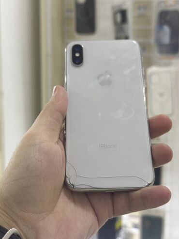 чехол iphone блестки: IPhone X, 64 ГБ, Белый